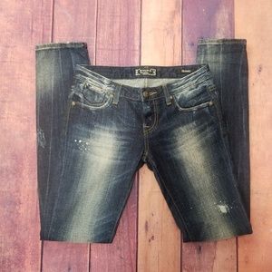 ReRock for Express skinny distressed jeans
